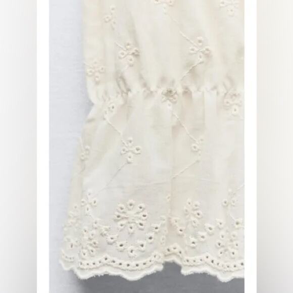 ZARA MIXED KNIT TOP WITH TIES Size Small - Picture 6 of 14